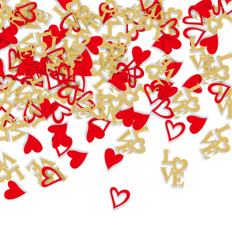 Wholesale Valentine's Day Wedding Decoration Sequin Decoration Paper Sheets